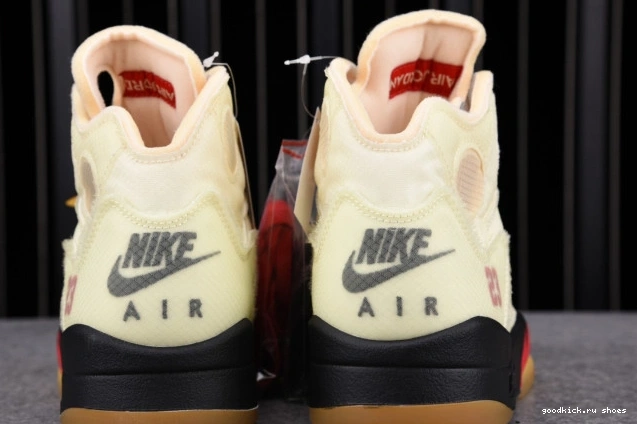 DH8565-100 Jordan 5 Retro Sail OFF-WHITE 0801